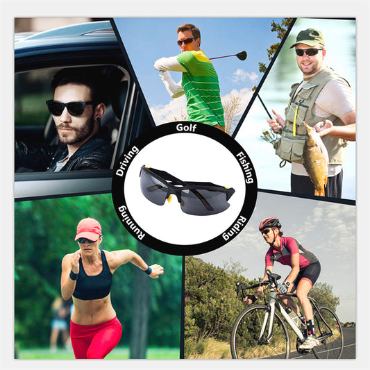 Seurico™ Polarized Outdoor Fishing Sunglasses - Clear Vision, UV Protection, Prescription-Compatible