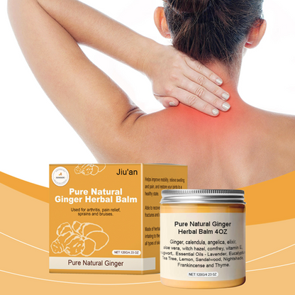 Pure Natural Ginger Herbal Balm 4OZ