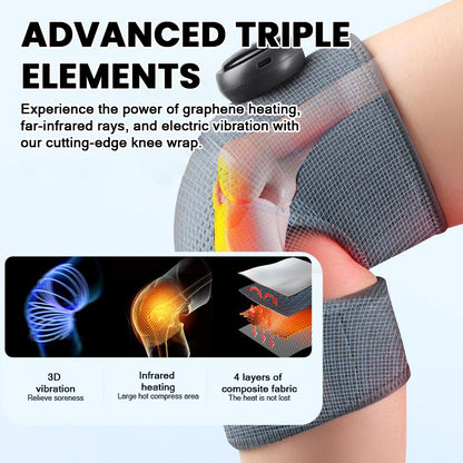 DyneHeat™ Electric Vibrating Far Infrared Knee Wrap