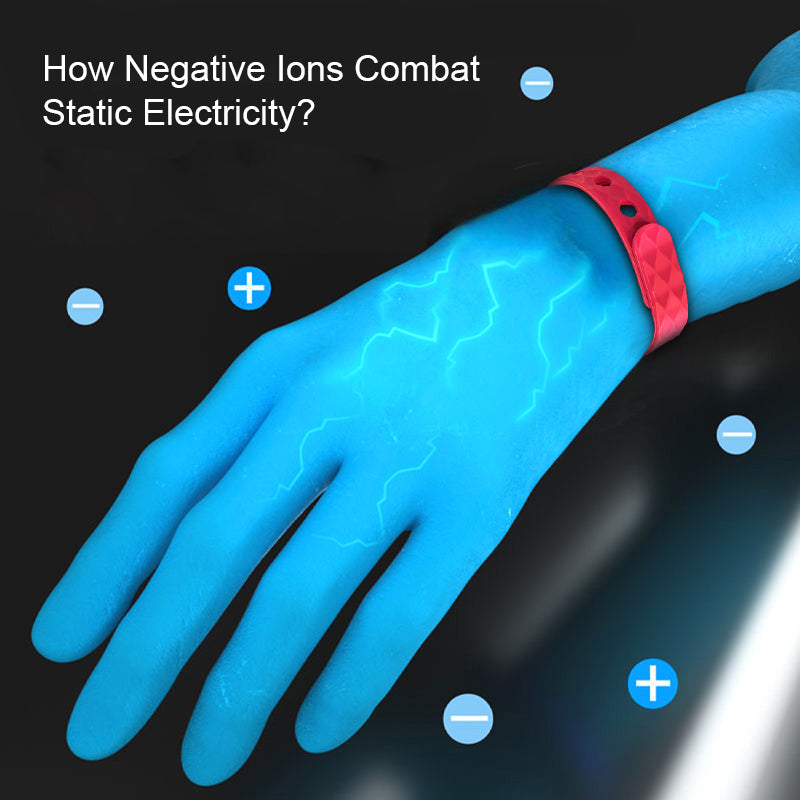 Seurico™ Negative Ion Anti-Static Wristband - Safe, Adjustable and Fashionable