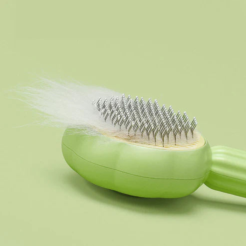 Pet Hair Brush - Self-Cleaning Pins Comb