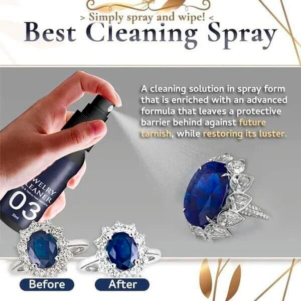 Seurico™ Jewelry Cleaner Spray - Ammonia-Free Safe Solution