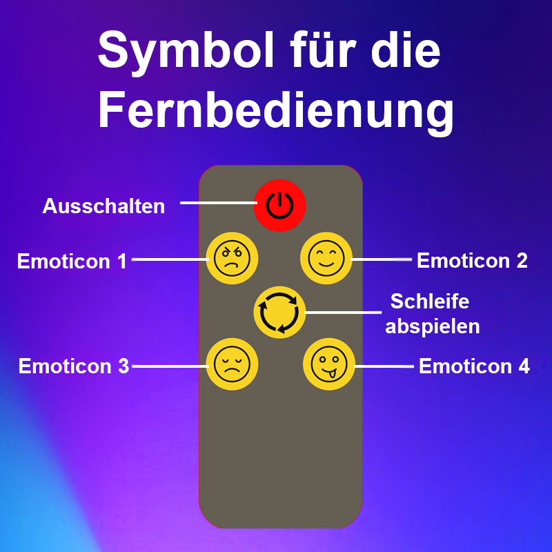 Seurico™ Gesten- & Emoticon LED Lichtset