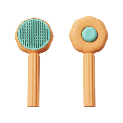 Pet Hair Brush - Self-Cleaning Pins Comb