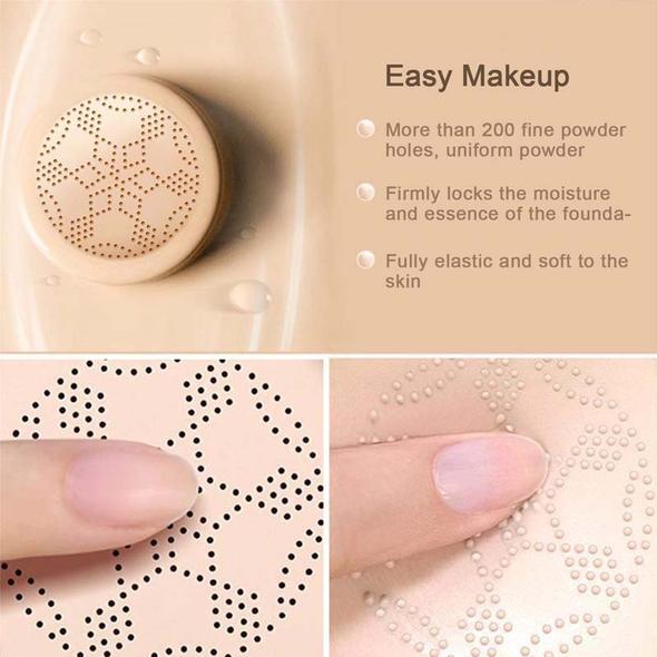 2022 New Waterproof Air Cushion CC Cream For Beauty(Mushroom Head As a Free Gift)