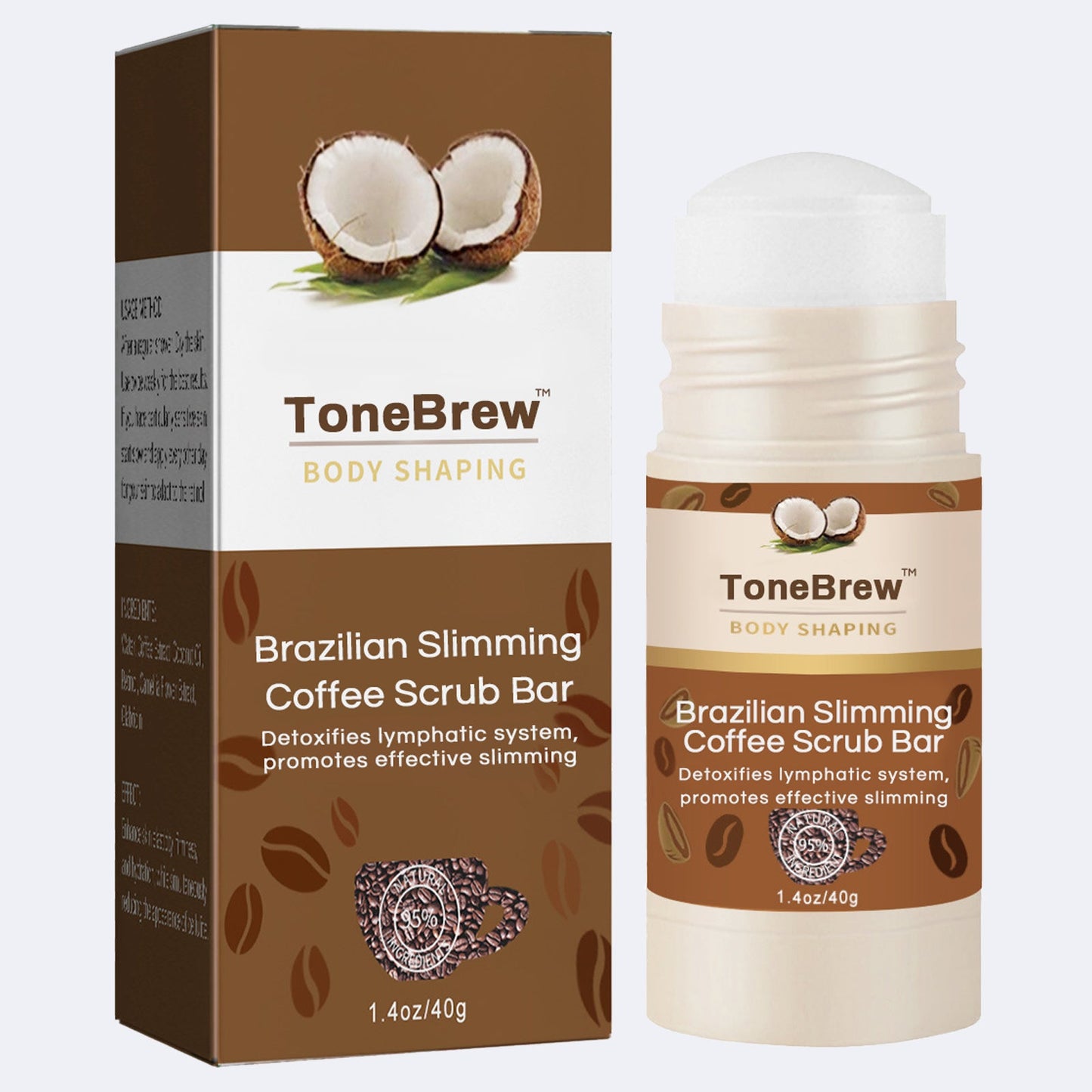 ToneBrew™ Brazilian Body Toning Coffee Scrub Bar