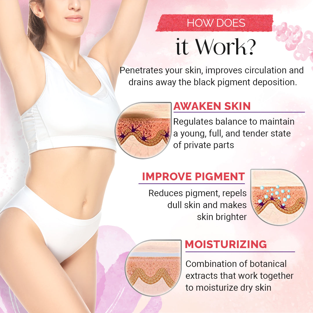 Women Pink Skin Pigmentation Removing Cream