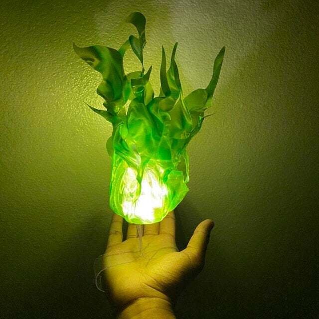 Floating Fireball Prop 2.0 ( For Cosplay, Convention, Halloween )