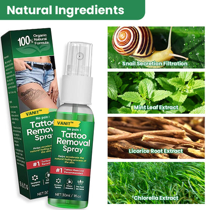 Vanit™ Tattoo Removal Spray - Painless & Nontoxic